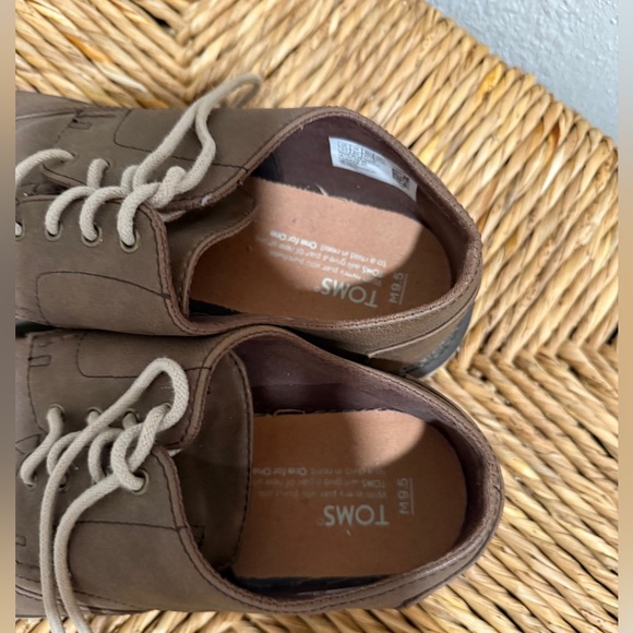 Tom’s Men’s Dress Shoes Lace Up Size 9.5-Preowned - Picture 9 of 13